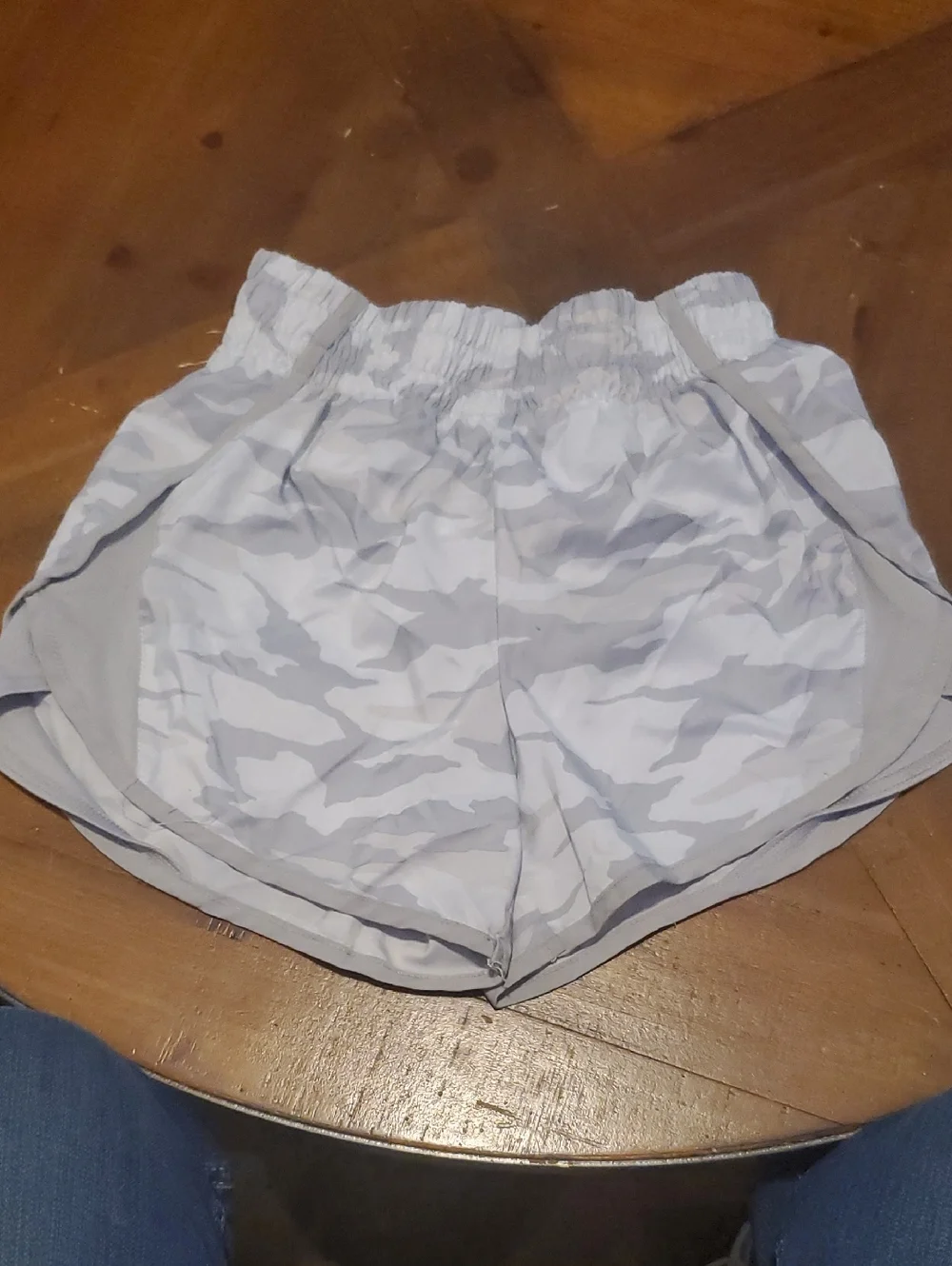 Athletic Works Gray Camo Girls Shorts